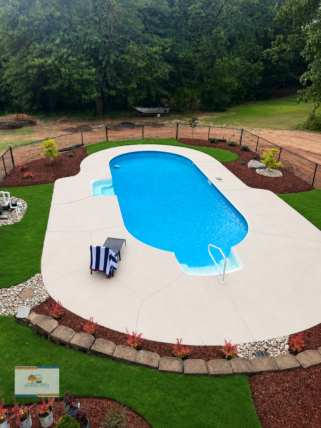 Completed Bannister's Landscaping project
