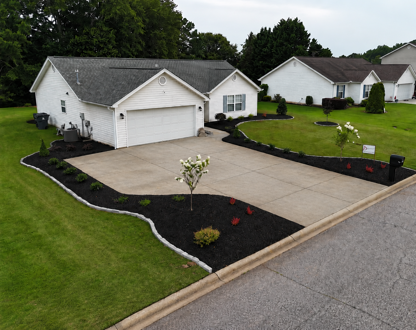 Completed Bannister's Landscaping project