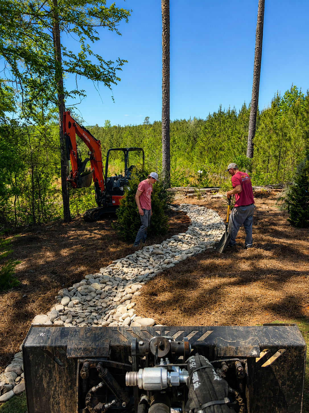 Landscape drainage solution